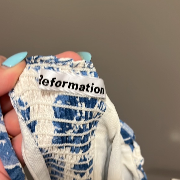 Reformation swallow and rose printed dress (worn once) perfect condition - Picture 4 of 4